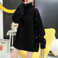 Autumn and Winter Turtleneck Women's Fashion Loose Knitted Long-sleeved Pullover Sweater