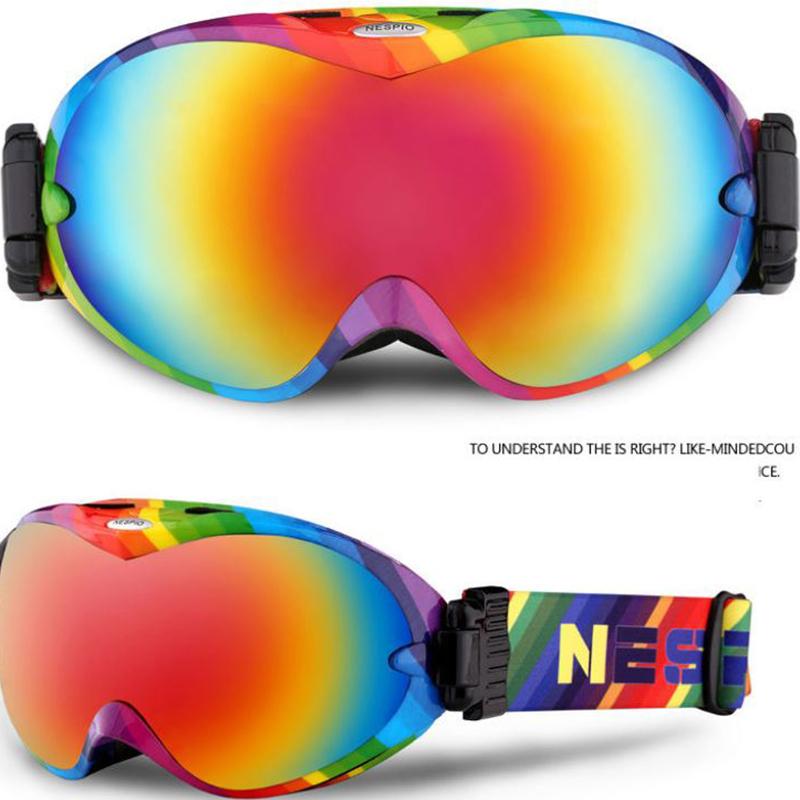 Ski Goggles Double Anti-fog Glasses for Men and Women Cocaine Myopia Glasses Adult Mountaineering Snow Protective Eyepiece Equipment