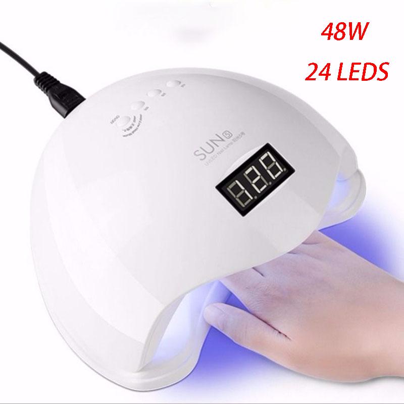Pofulove UV LED Lamp For Nails Dryer48W Lamp For Manicure Gel Nail Lamp Drying Lamp For Gel Varnish