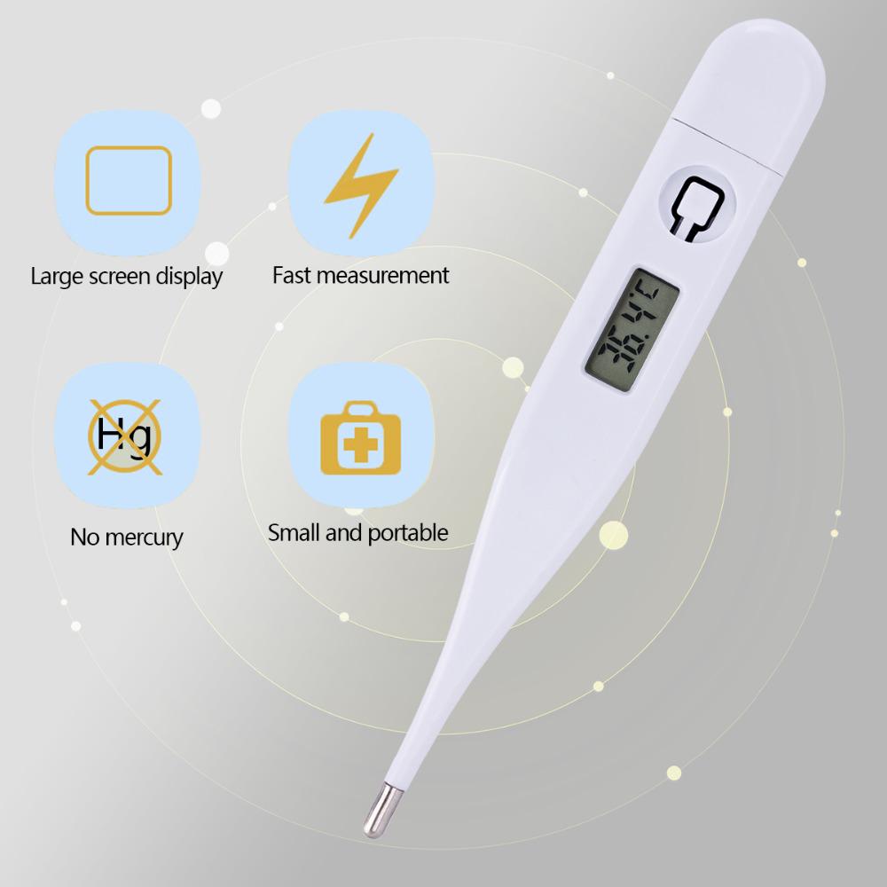 Electronic Medical Thermometer Digital LCD Thermometre Baby Adult Body Temperature Fever measurement