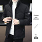 Winter Thick Warm Men's Jacket Short Stand Collar Slim Down Padded Jacket Loose Casual Parker Clothing
