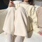 Large Size Mink Velvet Knitted Pants Women Winter Fat Mm High Waist Drape Loose Trousers Plus Velvet Thickened Outer Pants