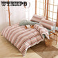 Duvet Cover Pillowcase Bed Sheet Simple Boy Girls Bedding Sets 3/4Pcs Single