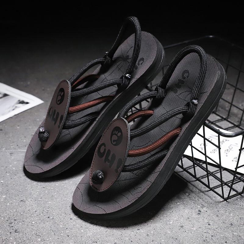 Summer Flip Flop Men's Slippers Fashion Patchwork Outdoor Men Slippers Massage Bathroom Flip Flops Men Beach Slippers