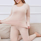 Non-marking Thermal Underwear Winter Self-heating Plus Size Pajamas Fat Autumn Clothes Long Trousers Double-sided Velvet Suit