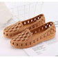 Summer Women's Baotou Sandals Hole Shoes Casual Flat Non-slip Nurse Shoes Beach Hollow Mother Shoes