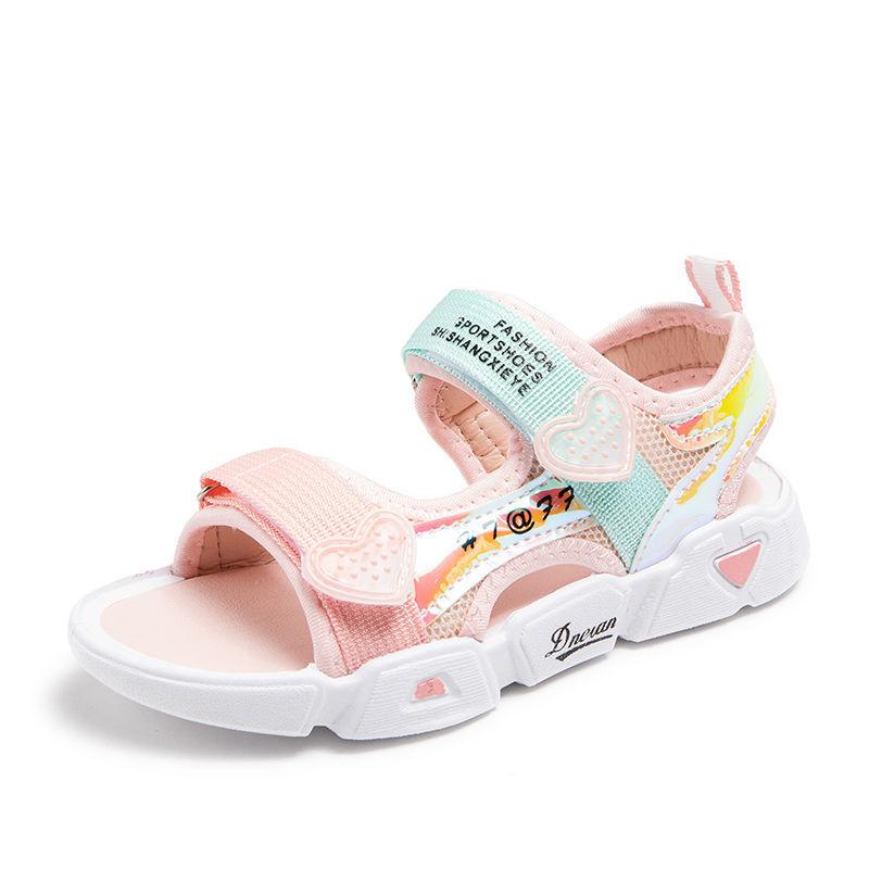 Girls' Breathable Beach Sandals Non-slip Summer 3-12 Years Old Children's All-match Fashionable Student Shoes