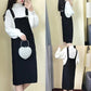 Spring and Autumn Dress Mid-length Dress Suit Knitted Sweater Two-piece Suspender Skirt Female French Temperament Sweater Suit