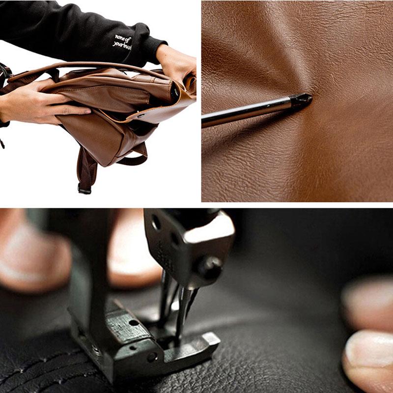 Retro Backpack Men Zipper Buckle Anti-theft Waterproof Outdoor Travel Bag Student Book Computer Bags