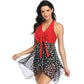 Swimsuit European and American Mesh Skirt Split Ladies Bikini Swimwear