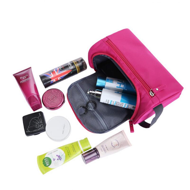 Unisex Large Waterproof Makeup Bag Nylon Travel Cosmetic Bag Organizer Case Wash Toiletry Bag