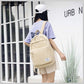 Backpack Fashion Women Oxford Fabric Cute Solid Color Backpack Girls School Bag