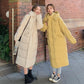 Women's Mid-length Cotton-padded Jacket Over-knee Loose Bread Coat Cotton-padded Jacket