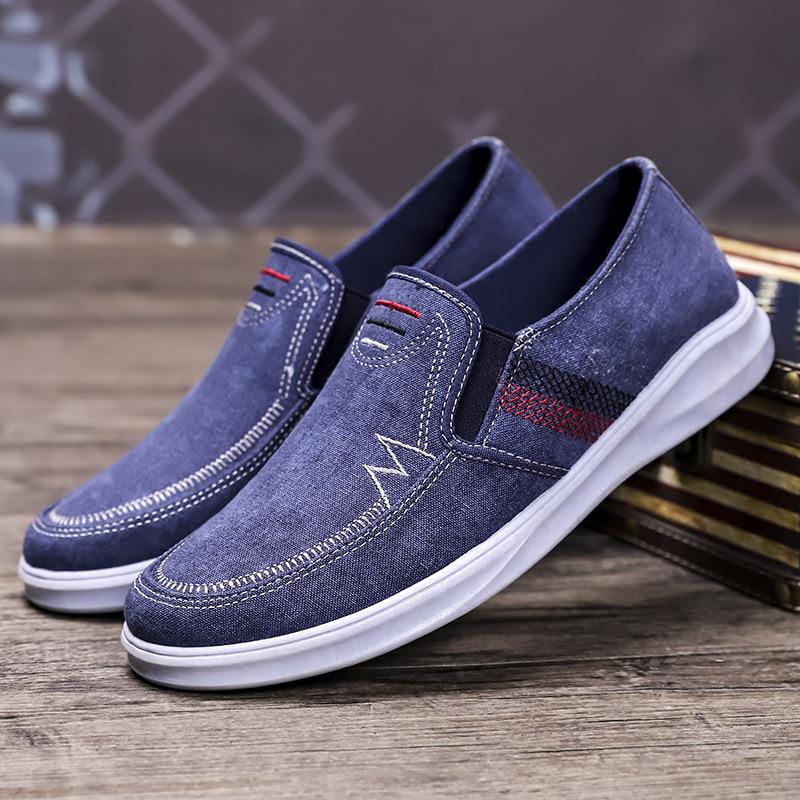 Men's Cloth Shoes Shoes Non-slip Wear-resistant Low-top Sneakers Canvas Men's Shoes