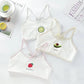 3pc/lot Girls Teenage Underwear Children Cotton Training Bra Kids Teens Puberty Crop Top 8-14 Years