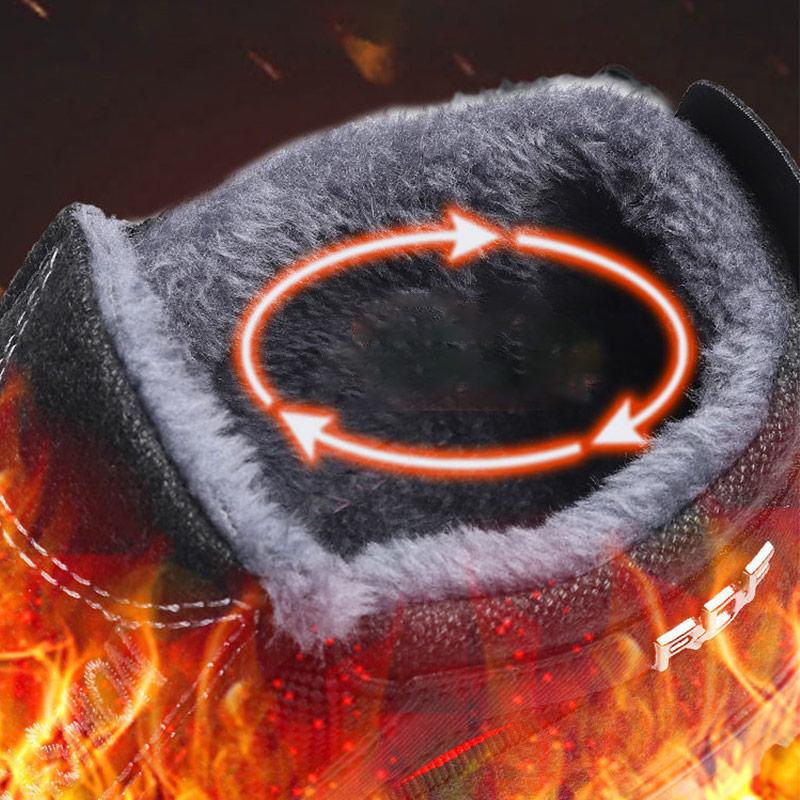 Winter Cloth Shoes Plus Velvet Thick Warm Old People Shoes Non-slip Comfortable Snow Boots