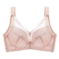 Underwear Thin Ultra-thin Summer Breathable Light and Comfortable No Steel Ring Large Size Bra To Receive Auxiliary Breast Adjustment Bra