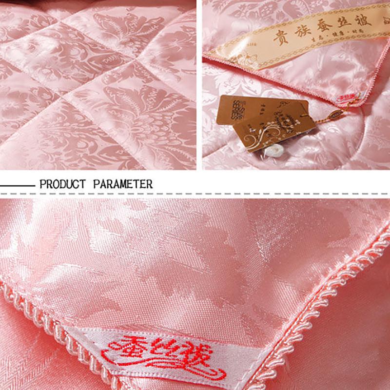 Silk Quilt 100% Mulberry Silk Cotton Quilt Winter Thickening Dormitory Single Warm Winter Quilt Core Double Air-conditioned Quilt