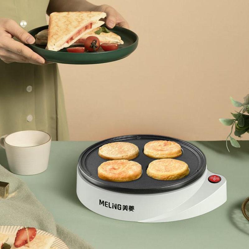 650W Barbecue Nonstick Pan Electric Bakeware Fried Steak Pan Flat Bottom Frying Pan Kitchen Supplies