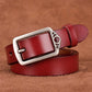 Belt Pin Buckle Ladies Leather Cow Leather Retro Versatile Belt Korean Decorative Fashion