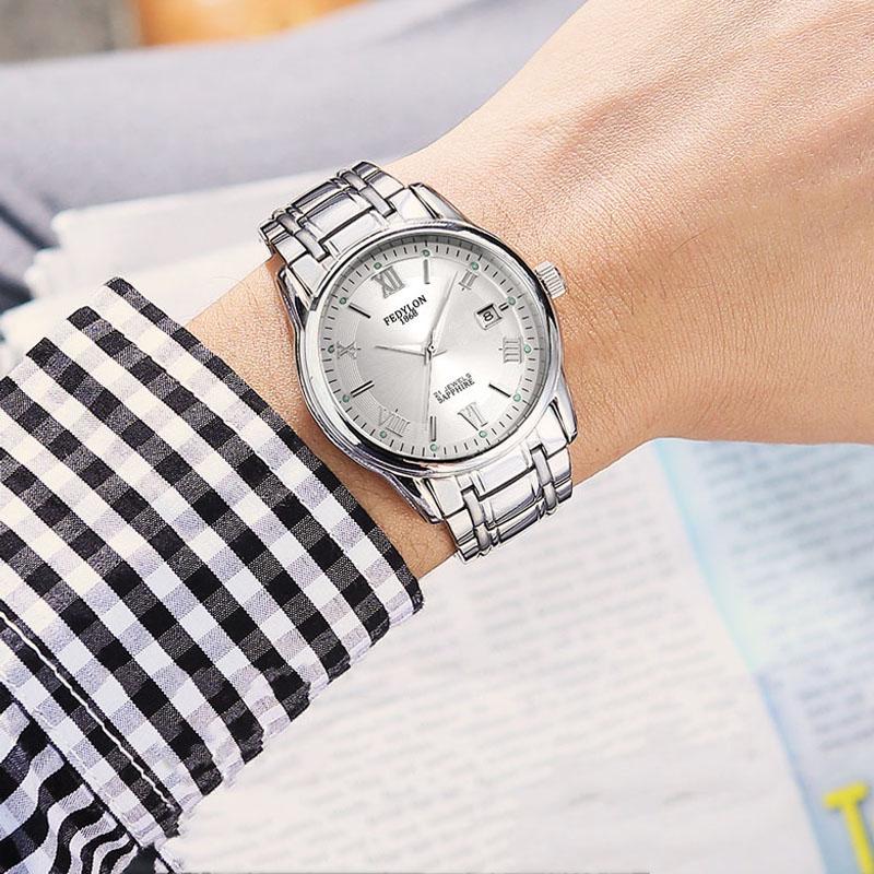 Men's Automatic Machinery Watches Simple Fashion Business Watch Waterproof Male Calendar Wristwatch