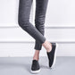 Soft Sole White Shoes Women One-foot Casual Flat Sole Shoes Single Shoes Student Korean Women