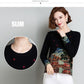Ethnic Style Women's Short Woolen Sweater Autumn and Winter Printed Sweater Loose Large Size Knitted Jumper