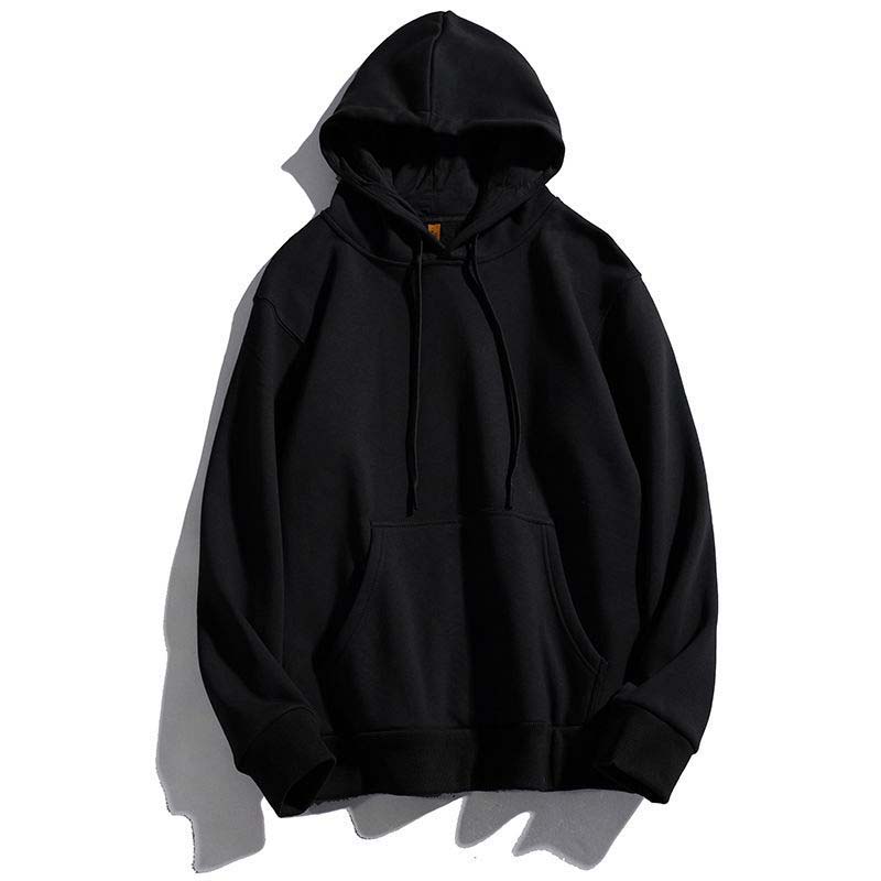 Men's Solid Color Hoodie Pullover Spring and Autumn New Trend of Outdoor Casual Coat
