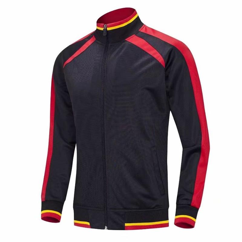 Zipper Jacket Fashion Multicolor Long Sleeve Thread Leader Mouth Men's Sportswear Wear-resistant Top Stylized Sports Outdoor