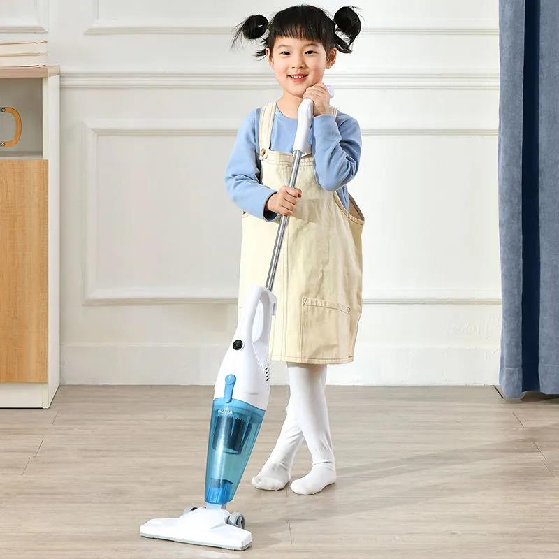 Vacuum Cleaner Household Powerful Small Handheld Push Rod Large Suction Mini Carpet Mite Removal Vacuum Cleaner