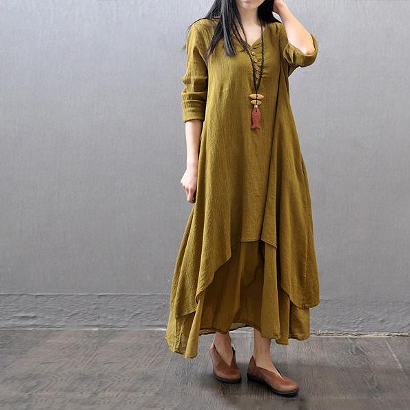 Length To Ankle Women's Summer Dress Long Sleeve Solid Color Daily Wear Dating Holiday