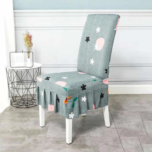 Chair Cover Universal Backrest Cover Stool Seat Fabric Home Dining Chair Cushion Cover Elastic One-piece Chair Cover