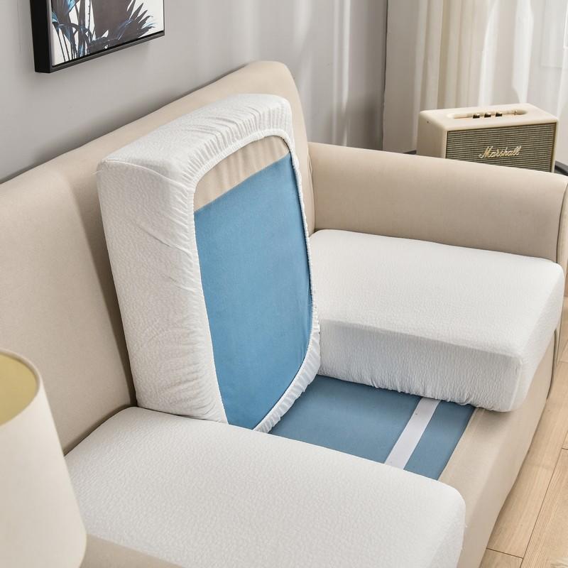 1/2/3/4 Seat Sofa Seat Cushion Cover for  Pets Kids Elastic Chair Cover Funiture Protector Thick Washable Removable Couch Slipcover Waterproof