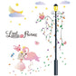 Room Decoration Self-adhesive Paper Girl Heart Flamingo Street Lamp Wall Stickers