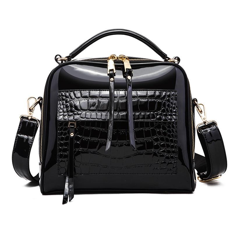 Women Leather Handbags Bag Women Crocodile Tote Female Crossbody Shoulder Bags Brand Women's