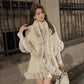 Double-layer Soft Plush Noble Luxury Shawl Autumn Winter Cute Body Cardigan Loose Cloak Wrap Thick Knitted Jacket Fur Shawl Solid Mantle Shawl