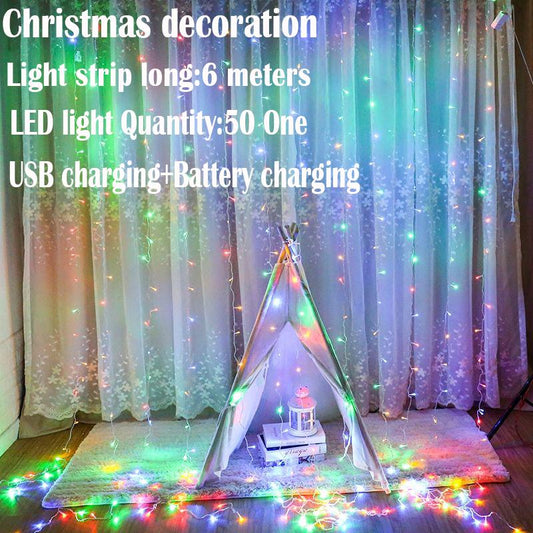 Bedroom decorative light  Christmas Lights USB charging Battery Light LED Light Outdoor LED light