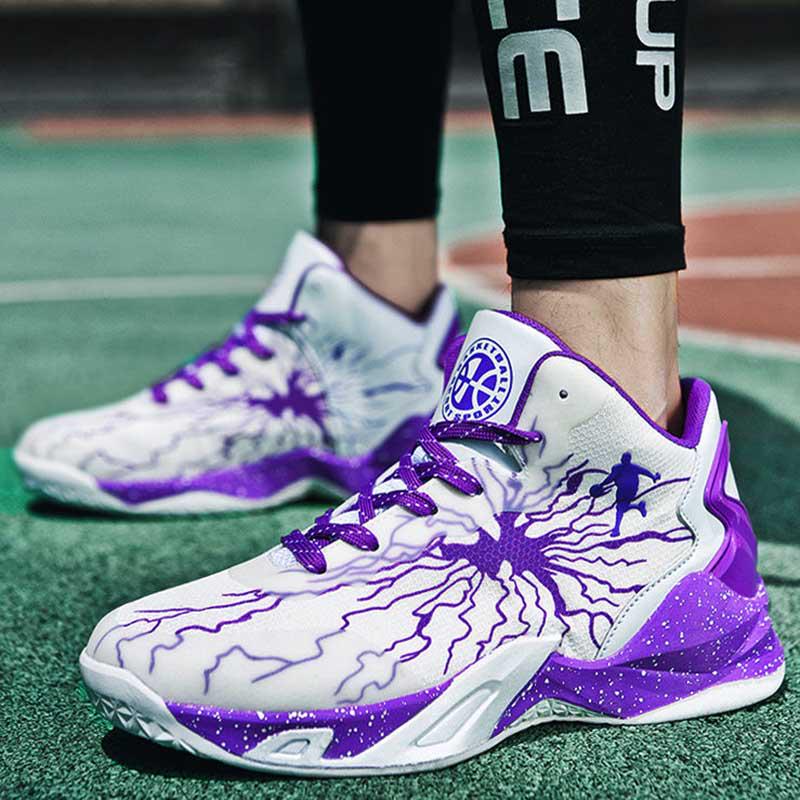 Plus Size 36-45 Men Leather Sneakers High-top Running Basketball Shoes Breathable Shockproof Non-slip Comfortable Shoes Deodorant Tactical Boots