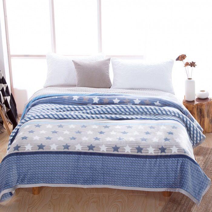Blanket Thick Warmth In Winter Coral Fleece Bed Sheet Double Autumn Blanket Warm Flannel In Winter Double-sided Plush Blanket