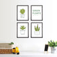 decorative cactus aloe potted creative wall stickers kindergarten wall stickers manufacturers