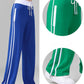 Women's Color Block Wide Leg Yoga Pants Mid-Waist Loose Quick-drying Sports Pants Spring and Summer Korean Style
