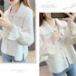 Spring and Autumn Cardigan Solid Color Sweater Lapel Short Outer Jacket Sweet Style Female Jacket