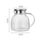 Cold Kettle Glass Kettle High Temperature Resistant Cold Water Cup Household Teapot Cool White Water Bottle Set Large Capacity