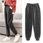 Plus Velvet Thick Velvet Sweatpants Women's Autumn and Winter Warmth Harem Pants Loose Casual Pants Trendy Fashion All-match