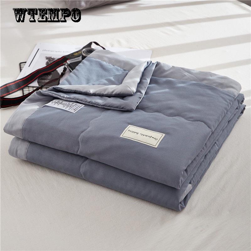 WTEMPO Comfortable Cotton Summer Is Cooled By Air Conditioner and Summer Printed Thin Quilt