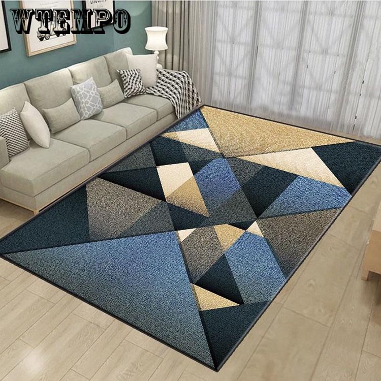 Nordic Simple Geometric Large Carpets Living Room Coffee Table Sofa Bedroom Blanket Bedside