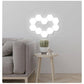 DIY Wall Lamp Touch Switch Quantum Lamp LED Hexagonal Lamps Modular Creative Decoration Wall Lampara