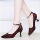 High Heels Women's Single Shoes Stiletto Spring and Autumn All-match Pointed Toe High-heeled Sandals