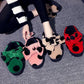 Warm Cotton Slippers Autumn and Winter Fashion Trend Flat Shoes Suitable for Indoor Leisure