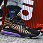 Shock-absorbing basketball shoes men's shoes domineering Light breathable  non-slip outdoor sports